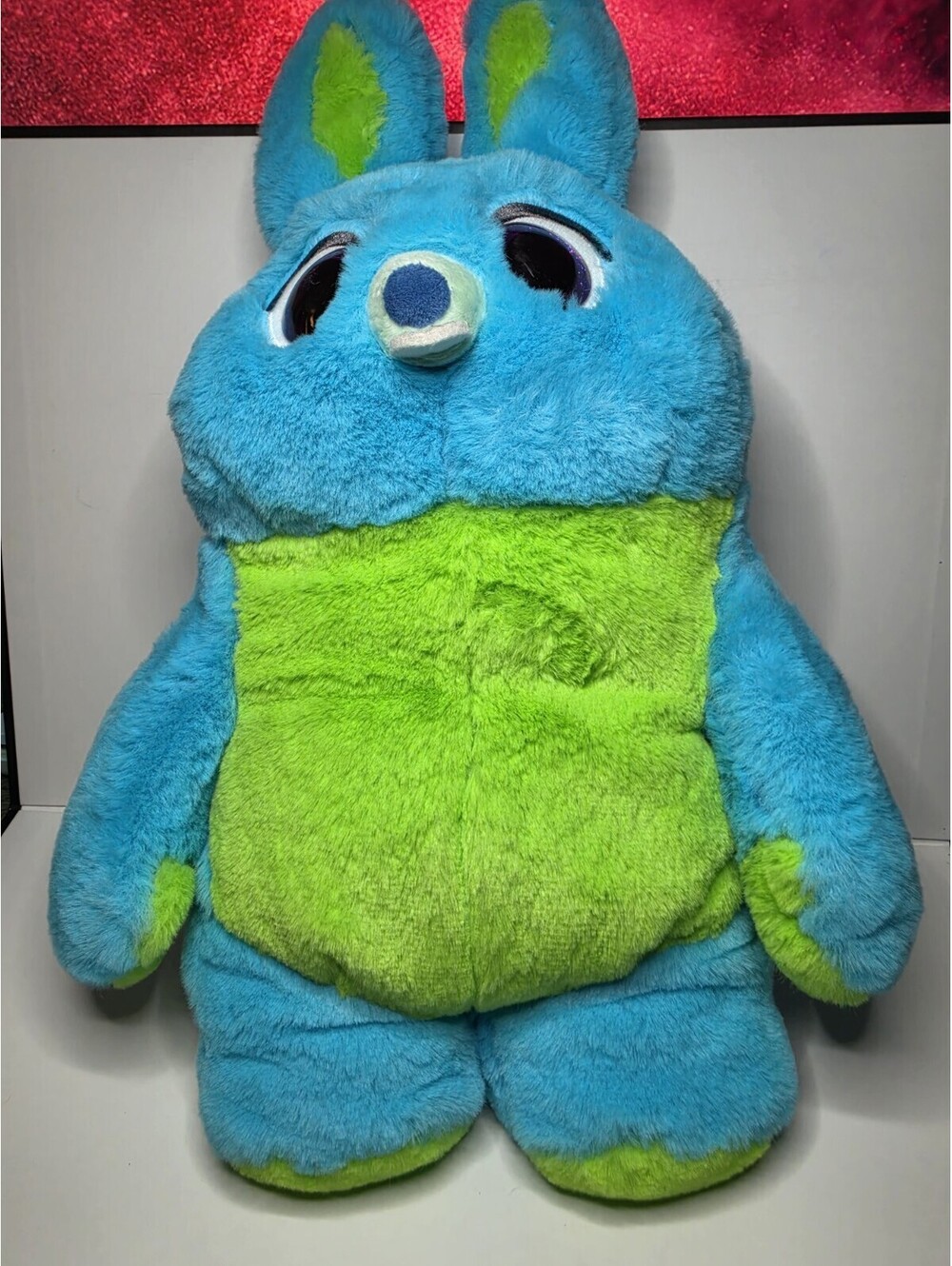 Disney Pixar Toy Story 4 Bunny Blue Green Stuffed Animal Talking Plush WORKING